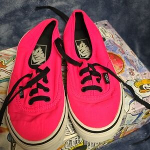 Vans Women's Bright Pink Sneakers